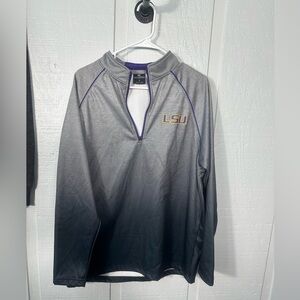 Colosseum LSU 1/4 Zip Sweatshirt Size Large NWOT